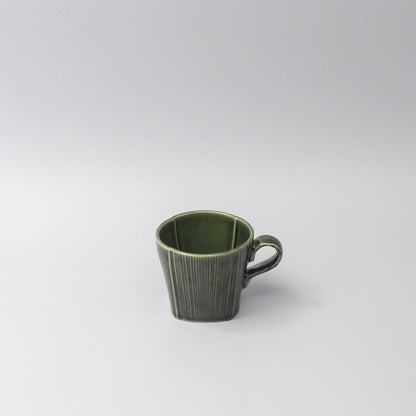 Mug 180ml Reeded Oribe Glaze V637-C4171