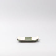 Saucer Reeded Oribe 12cm Checkerboard Glaze V637-C4172