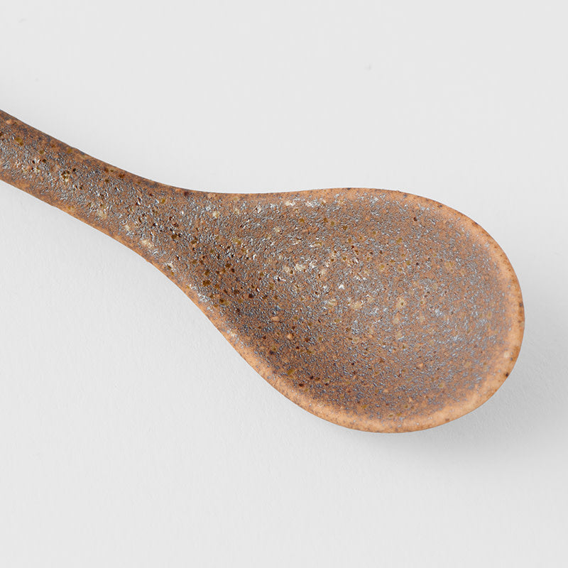 Spoon Small Bisque Indigo Shibori V637-C4205
