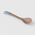 Spoon Small Bisque Indigo Stripe V637-C4206