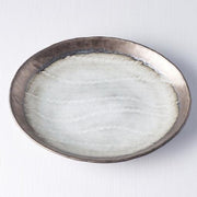 Plate Oval 24cm Light Grey Glaze V637-C5089