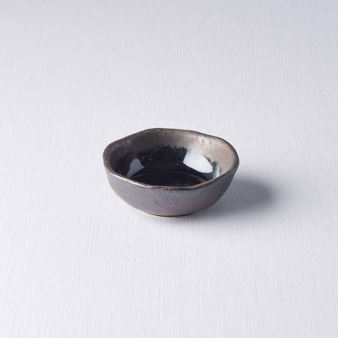 Sauce Bowl 8cm Black Mingei Glaze V637-C5093
