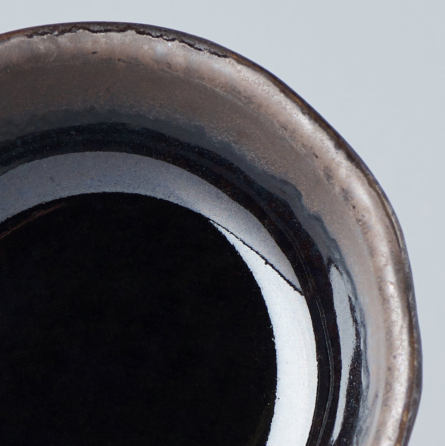 Sauce Bowl 8cm Black Mingei Glaze V637-C5093