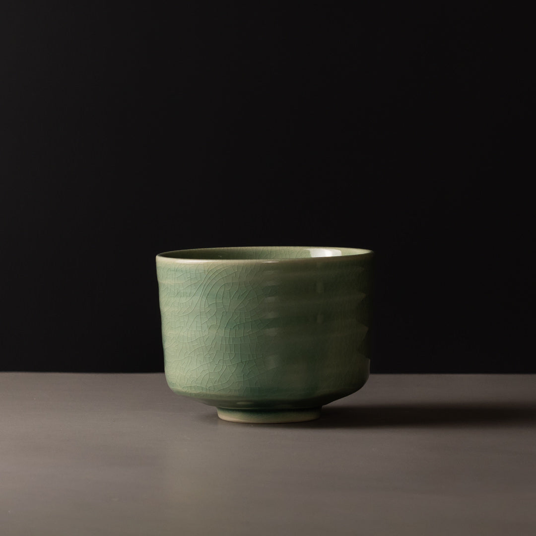 Matcha Tea Bowl 10cm Jade V637-C5191
