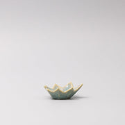 Sauce Dish Maple Leaf 6cm Mint Green V637-C5199