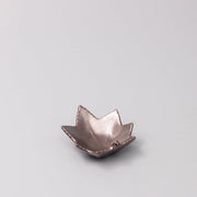 Sauce Dish Maple Leaf 6cm Metallic Lustre Glaze V637-C5200