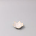 Sauce Dish Maple Leaf 6cm Ivory Fleck V637-C5201
