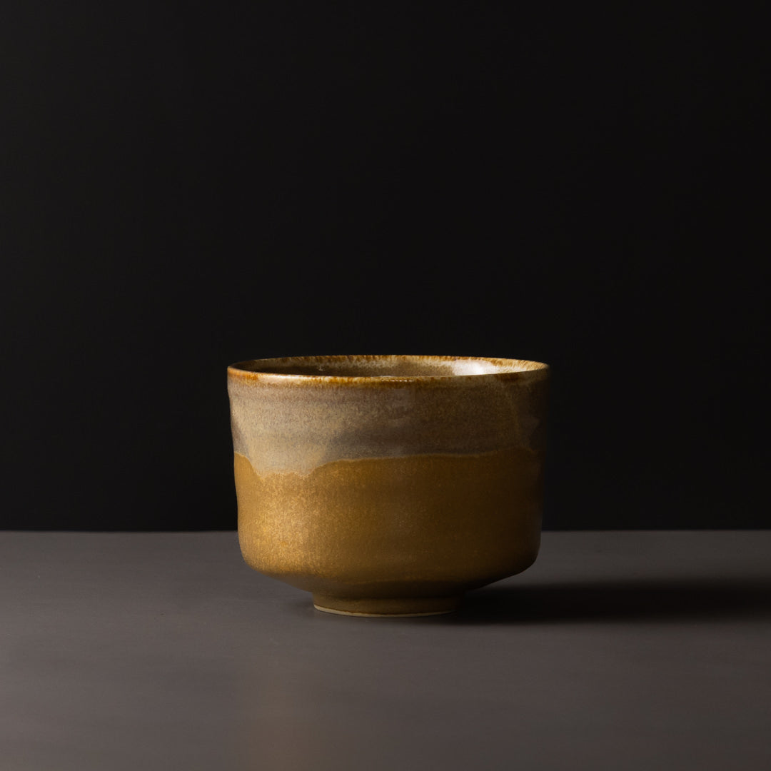 Matcha Tea Bowl 10cm Caramel V637-C5205