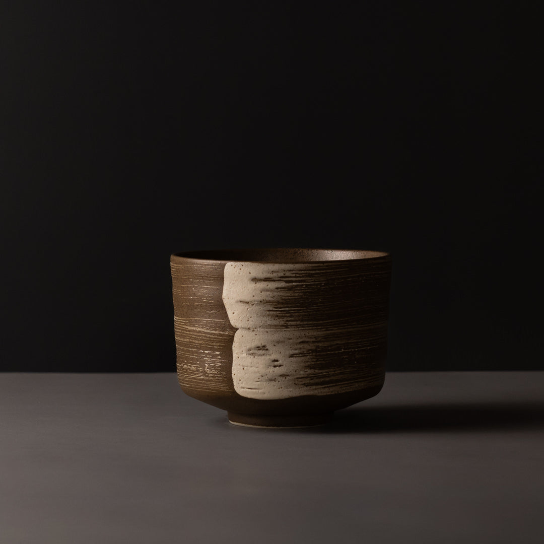 Matcha Tea Bowl 10cm Swept Earth V637-C5206