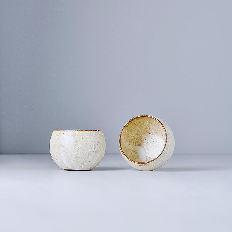 Cup Round 180ml Oatmeal Glaze V637-C5212