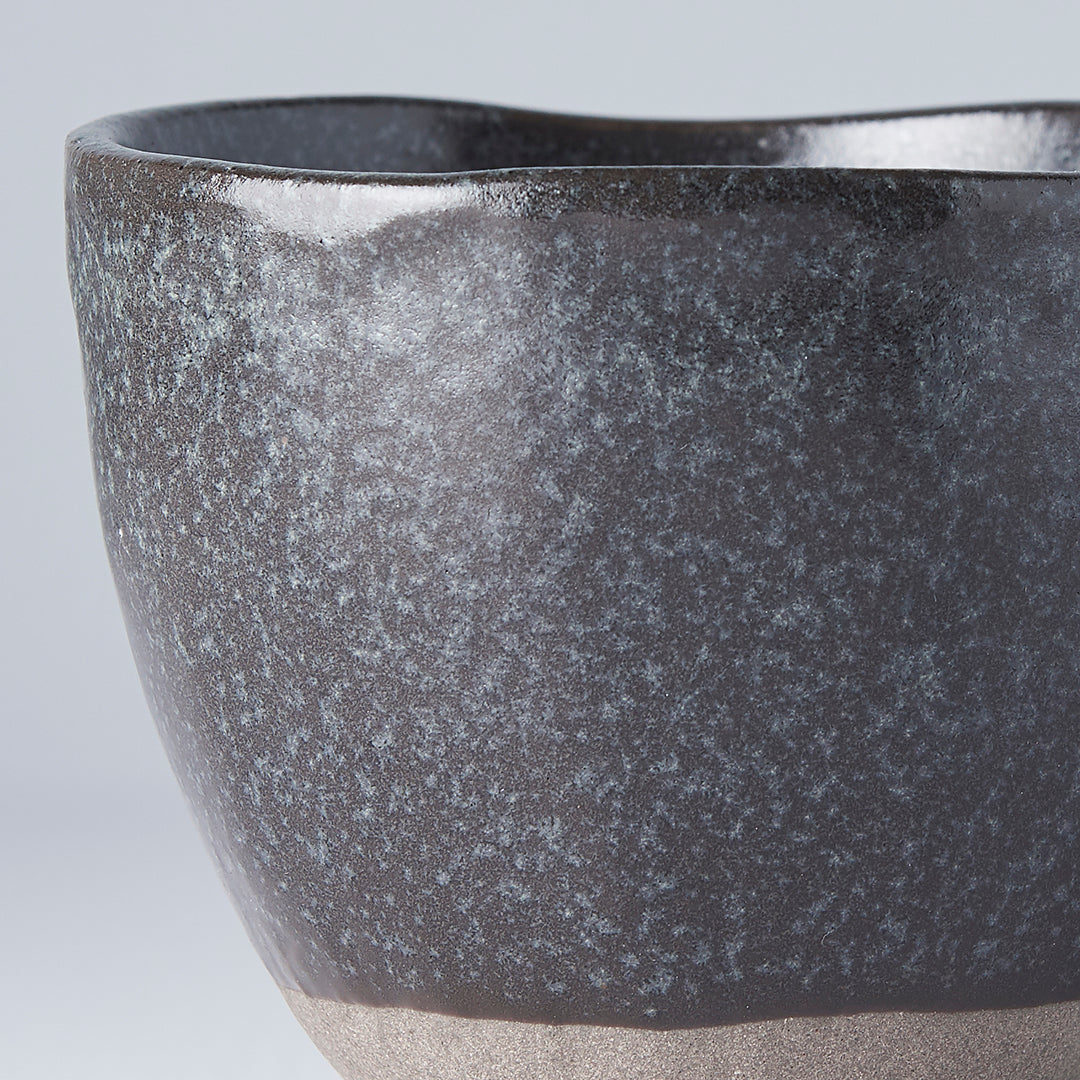 Lopsided Mug 200ml Black and Bisque Glaze V637-C5215