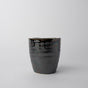 Sushi Mug 325ml Metallic Black Drip Glaze V637-C5354