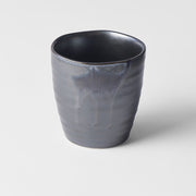 Sushi Mug 325ml Metallic Black Drip Glaze V637-C5354
