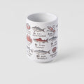 Sushi Mug 250ml Fish Design V637-C5358