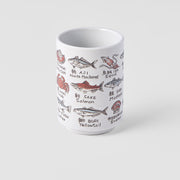 Sushi Mug 250ml Fish Design V637-C5358