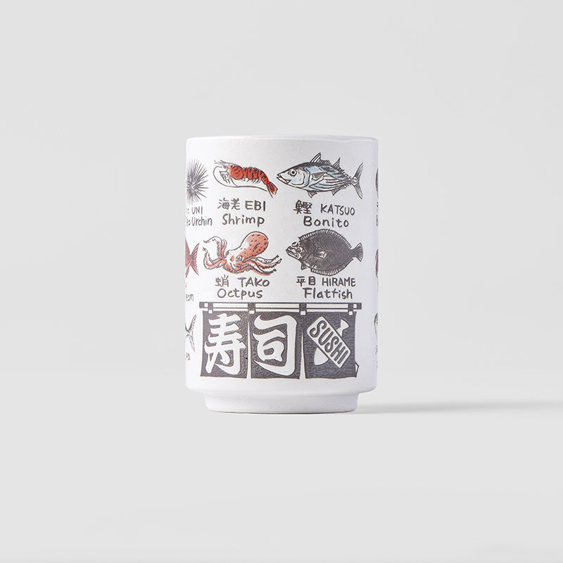 Sushi Mug 250ml Fish Design V637-C5358