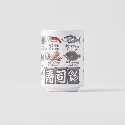 Sushi Mug 250ml Fish Design V637-C5358