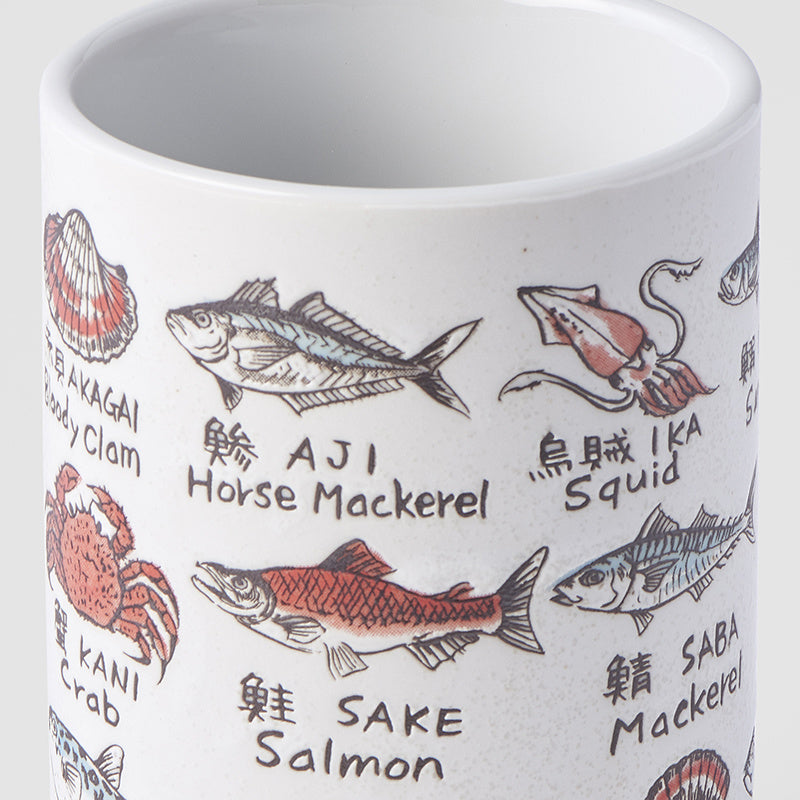 Sushi Mug 250ml Fish Design V637-C5358