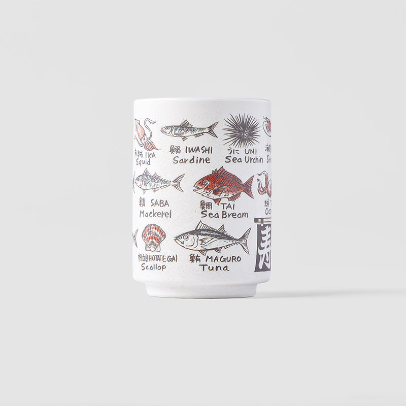 Sushi Mug 250ml Fish Design V637-C5358