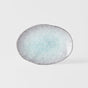 Plate Oval 24x17cm Aqua Splash Glaze V637-C5427
