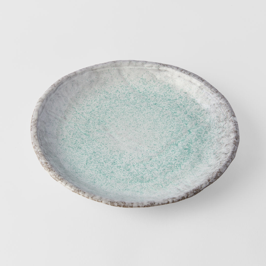 Serving Plate 27cm Aqua Splash Glaze V637-C5429