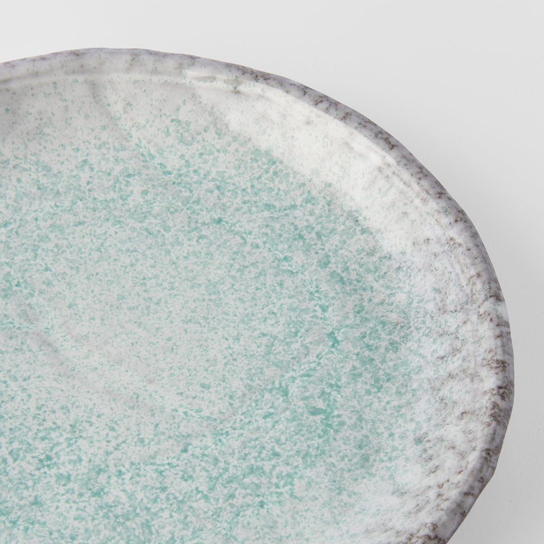 Serving Plate 27cm Aqua Splash Glaze V637-C5429