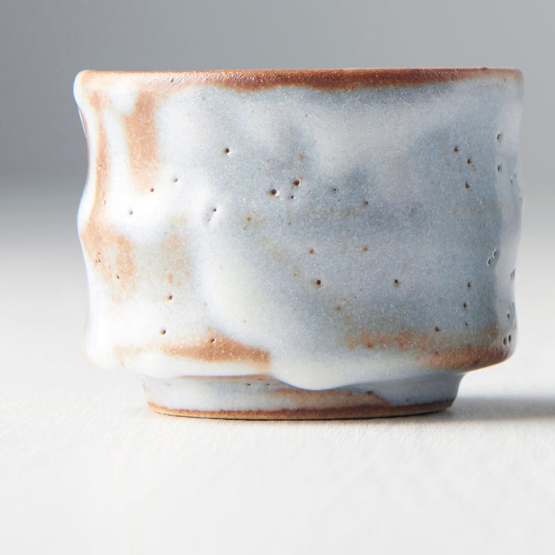 Sake Cup 50ml White Cloud Glaze V637-C5452