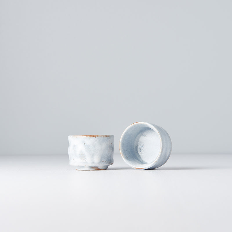 Sake Cup 50ml White Cloud Glaze V637-C5452