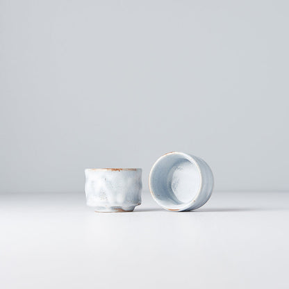 Sake Cup 50ml White Cloud Glaze V637-C5452