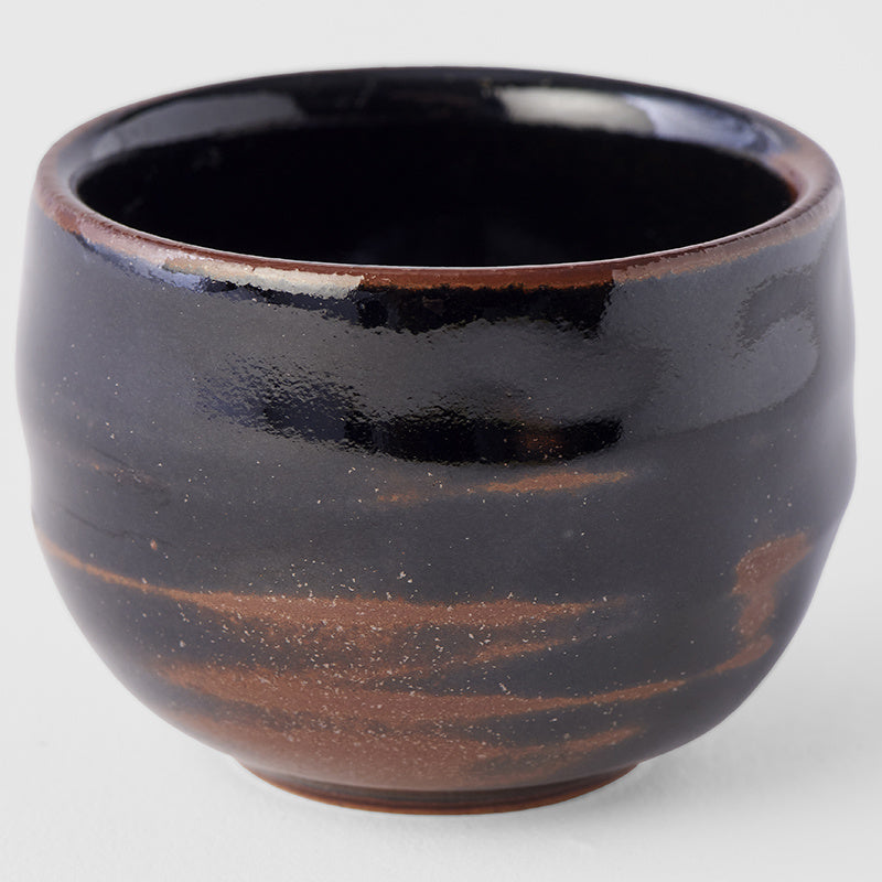 Sake Cup Ochoko 40ml Tenmokku Black Glaze V637-C5454