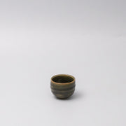Sake Cup 40ml 'Ochoko' Rounded Oribe Green V637-C5455