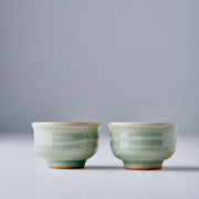Sake Cup 35ml Celadon Glaze V637-C5465