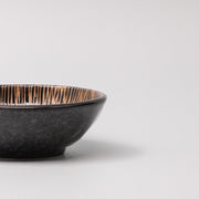 Tapas Bowl 13cm Bronze Converging Line Glaze V637-C5467