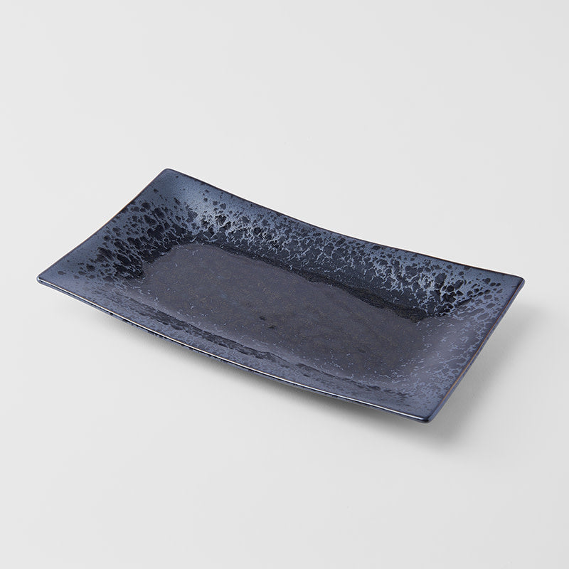 Platter Rectangular 33cm Black Pearl Glaze V637-C6121