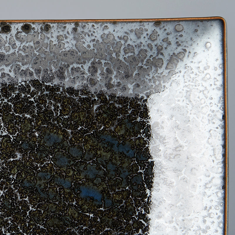 Platter Rectangular 33cm Black Pearl Glaze V637-C6121