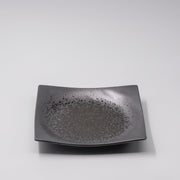 Plate Square 22cm Black Pearl Glaze V637-C6123