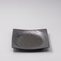 Plate Square 22cm Black Pearl Glaze V637-C6123