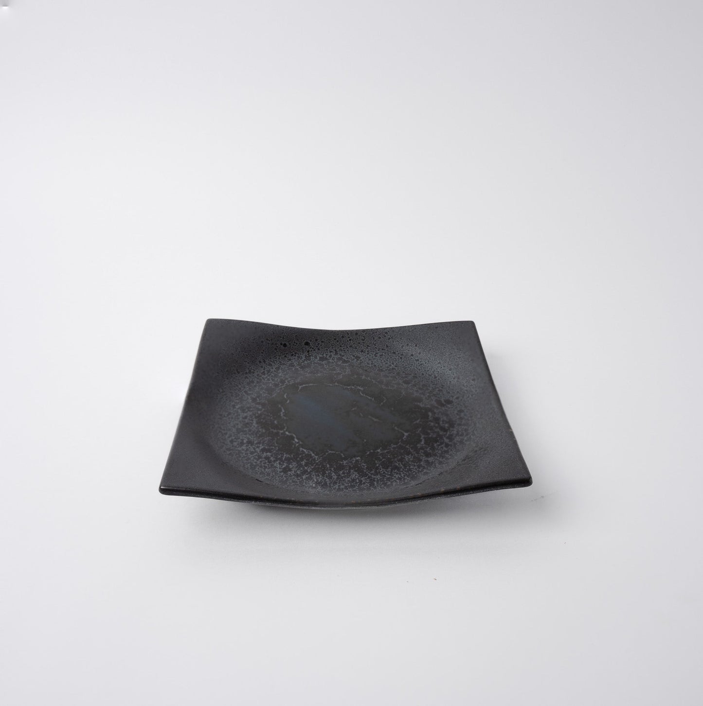 Plate Square 16cm Black Pearl Glaze V637-C6124