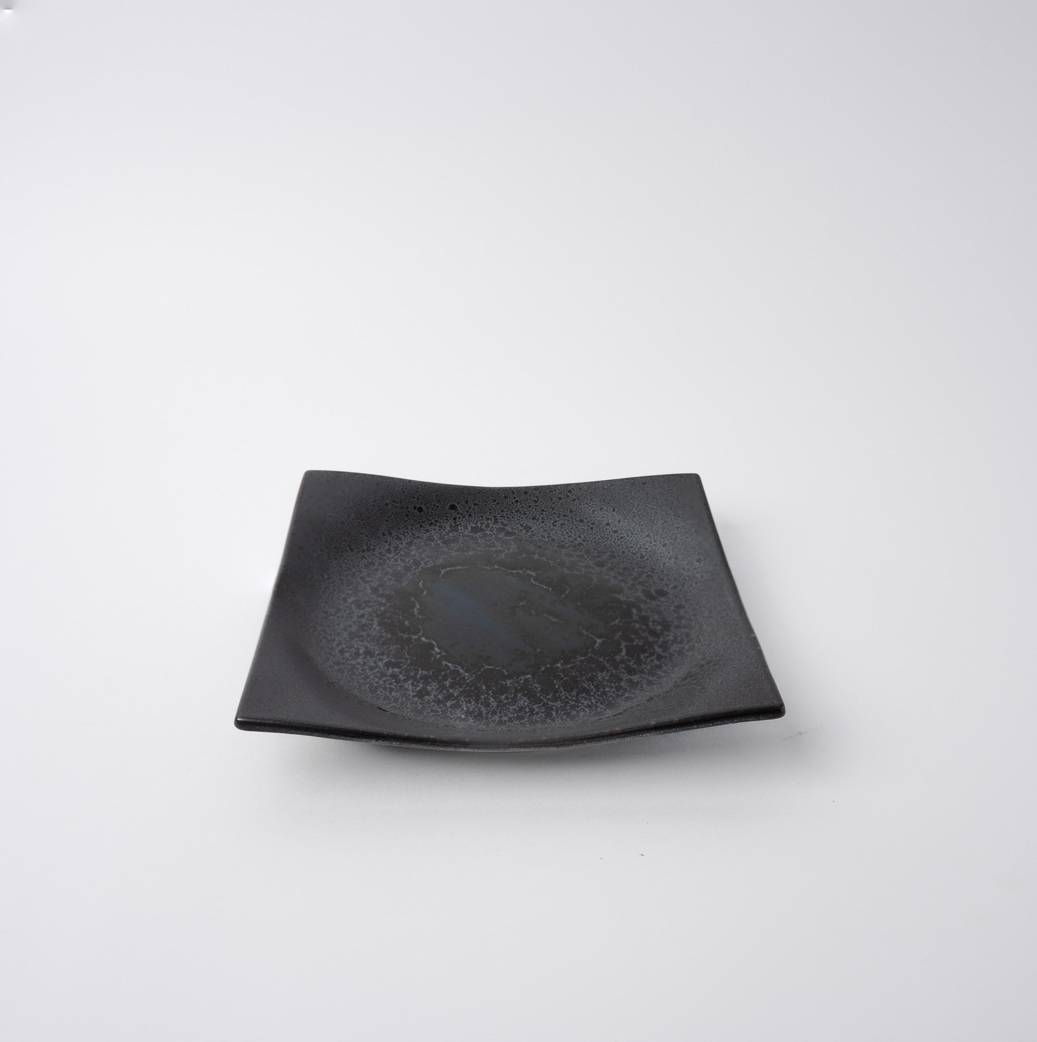 Plate Square 16cm Black Pearl Glaze V637-C6124