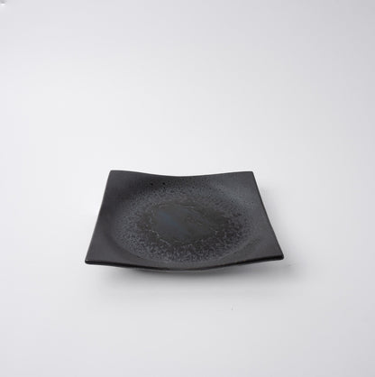 Plate Square 16cm Black Pearl Glaze V637-C6124