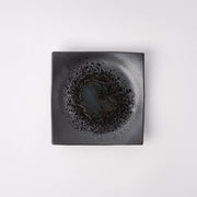 Plate Square 16cm Black Pearl Glaze V637-C6124