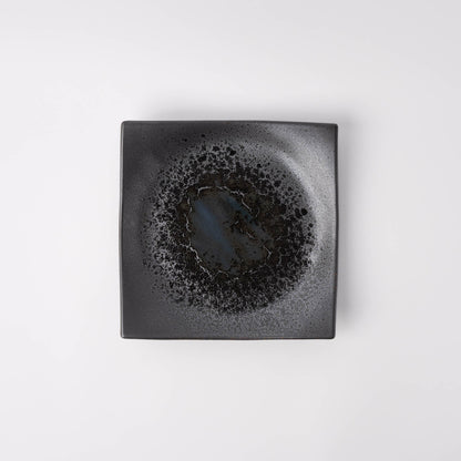 Plate Square 16cm Black Pearl Glaze V637-C6124