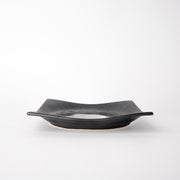 Plate Square 16cm Black Pearl Glaze V637-C6124