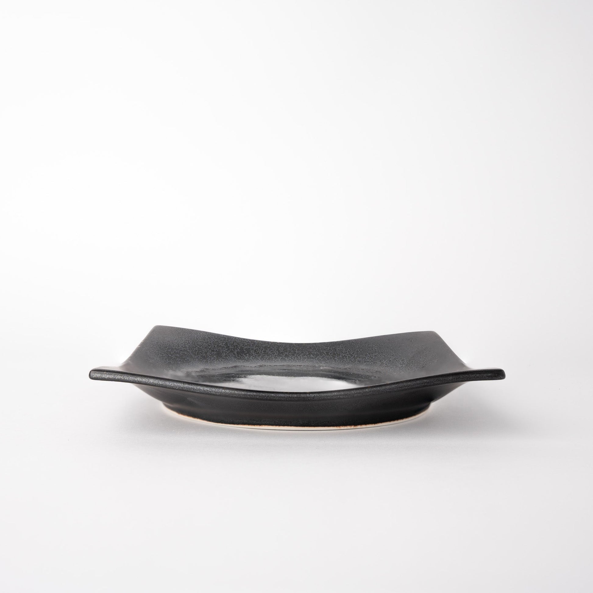 Plate Square 16cm Black Pearl Glaze V637-C6124