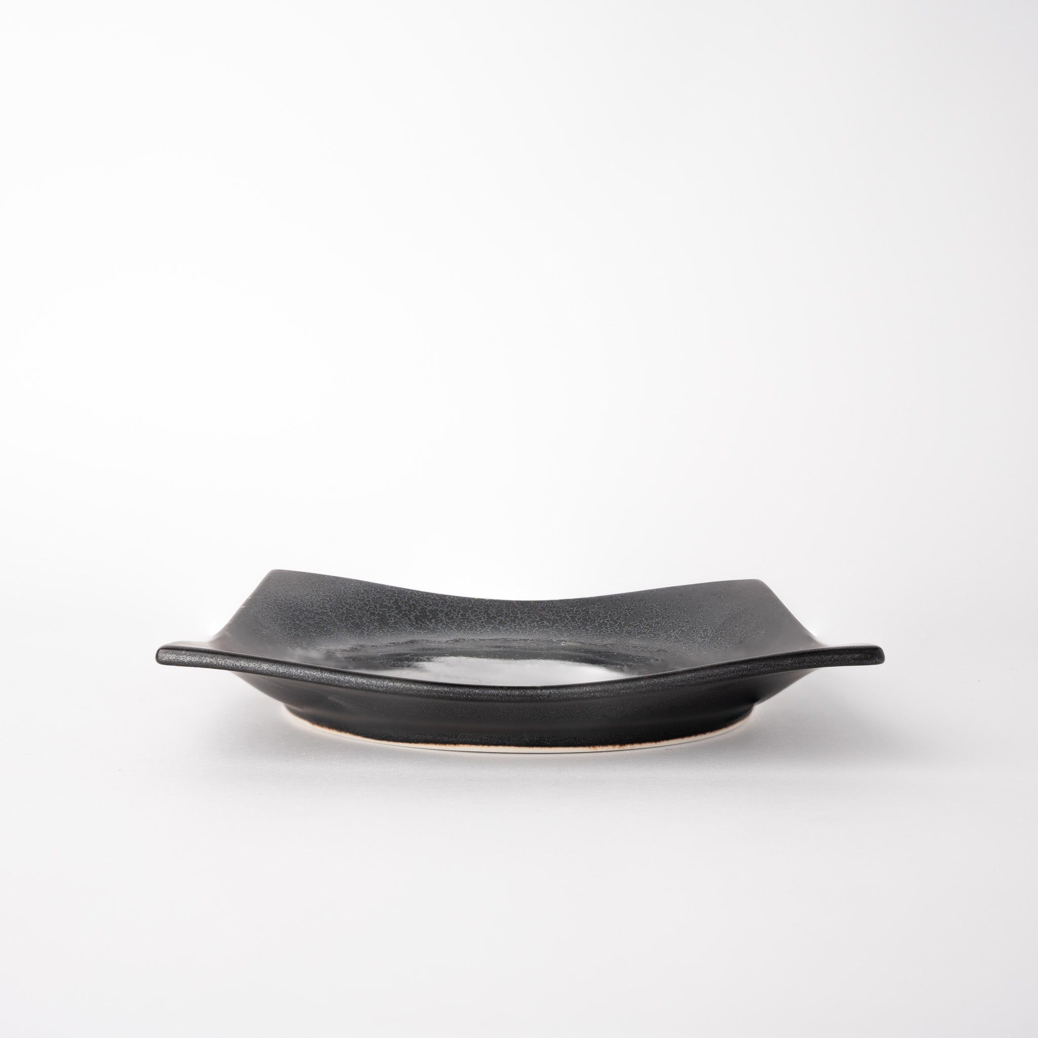 Plate Square 16cm Black Pearl Glaze V637-C6124
