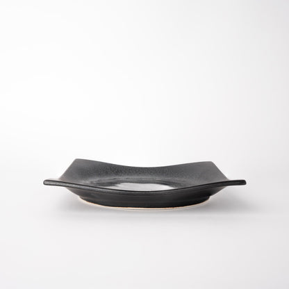 Plate Square 16cm Black Pearl Glaze V637-C6124