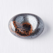 Chopstick Rest Pebble Matt Black Glaze V637-C6147
