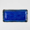 Platter Rectangular 43cm Cobalt Blue Glaze V637-C6243