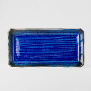 Platter Rectangular 43cm Cobalt Blue Glaze V637-C6243