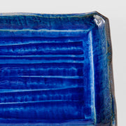 Platter Rectangular 43cm Cobalt Blue Glaze V637-C6243